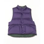 ショッピングダウンベスト 「BEAMS BOY」 ダウンベスト ONE SIZE パープル レディース