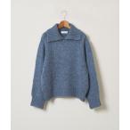 ショッピングmarc 「TRICOTS JEAN MARC」 長袖ニット FREE ブルー レディース