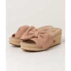 「UGG」 ヒールサンダル 23cm ベージュ レディース