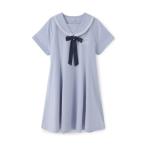ワンピース 「接触冷感」リボンつきセーラーワンピース キッズ 子供服 女の子