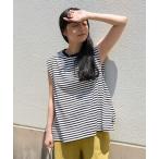tシャツ 「UVカット/接触冷感」COOLPASS ショルダータックフレンチスリーブ フレアTシャツ/クールパス レディース