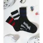 靴下 MARK GONZALES/マークゴンザレス 3足セット ラインソックス クオーターソックス ショートソックス スニーカーソックス 靴下 メンズ