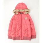 「mezzo piano」 「KIDS」刺繍ブルゾン 140 ピンク キッズ
