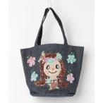「Curly Collection」 ハンドバッグ - ブルー レディース