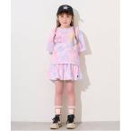 セットアップ ロゴタイダイ半袖T+ショートパンツセット キッズ 子供服 女の子