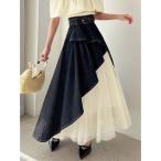スカート チュールボリュームスカート