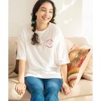 tシャツ ヒッピーメッセージロゴ プ