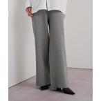 ショッピングワイドパンツ パンツ リラックスリブニットワイドパンツ レディース