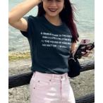 tシャツ キョウネンフライスロゴチビTEE/497133 レディース