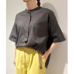 ブラウス シャツ 「UVカット・接触冷感」クールマックス混オーバーブラウス レディース