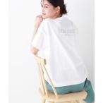 tシャツ バックロゴポケットＴシャツ レディース