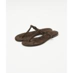 パンプス 「LAOCOONTE/ラオコンテ」フラットトングサンダル Elea Suede