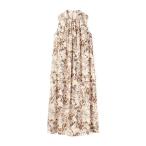 ワンピース トードリリープリント タック＆ギャザーワンピース