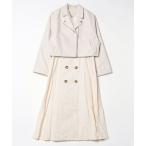 [MURUA] тренчкот FREE слоновая кость женский 