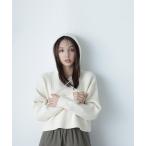 [NATURAL BEAUTY BASIC] вязаный Parker FREE "теплый" белый женский 