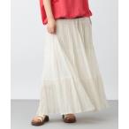 スカート 「natural by clip」ドットティアードスカート