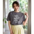 tシャツ 半袖ロゴＴシャツ レディース