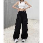 カーゴパンツ イージー ワイド カーゴパンツ / ドロスト レディース