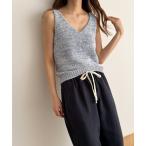 ニット セーター FRE SEOUL ミックスニットタンク レディース