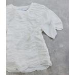 tシャツ 「サステナブル」シャーリングTEE レディース