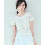 tシャツ ビスチェ風カットTEE　497928 レディース
