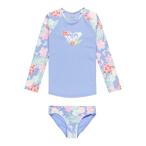 水着 TROPICAL STORY LS LY/ロキシー長袖ロングスリーブラッシュガード・ボトムセット(水着) キッズ 子供 女の子