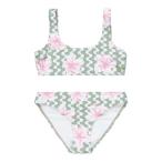 水着 PARTY WAVES BRALETTE/ロキシーキッズ総柄ビキニセット(水着) キッズ 子供 女の子