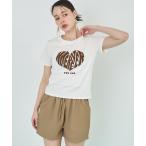 tシャツ フロッキー ハート ロゴ プ�