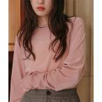 tシャツ シアーベロアロングTシャツ レディース