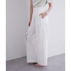 パンツ ラップタックワイドパンツ レディース