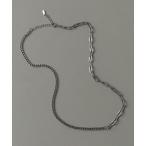 ネックレス ステンレスオーバルキリカエチェーンネックレス メンズ