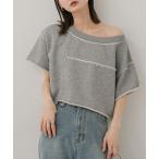 tシャツ パッチワーククロップドトップ レディース