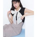 ブラウス シャツ ビッグボウタイブラウス レディース