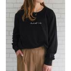 tシャツ ロゴロンTシャツ レディース