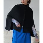 [VACANCY] вязаный пончо FREE черный женский 