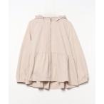 「Pierrot」 マウンテンパーカー L ライトグレー レディース
