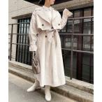 [one after another NICE CLAUP] тренчкот MEDIUM слоновая кость женский 