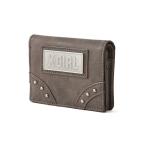 ショッピング財布 財布 METAL LABEL FAUX LEATHER MINI WALLET レディース