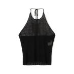 キャミソール アイレットレース ホルターネックトップス