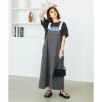 ワンピース デニムジャンパースカート「プチサイズあり」「CLIP denim」