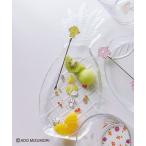 食器 パイナップルガラスプレート「水森亜土コラボ」