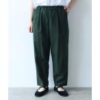 パンツ ハイツイストコットン　プロダクトダイテーパードパンツ レディース