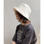 ショッピングハット 帽子 ハット 切り替えツバアガリハット レディース