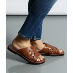 ショッピングヒール サンダル LEATHER SANDALS：メイドインジャパン 国産 レザーサンダル メンズ