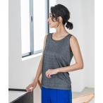 タンクトップ ノースリーブ 「WEB限定」ラメタンク「手洗い可能」 レディース