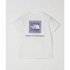 tシャツ THE NORTH FACE_ スクエア バンダナ バックプリント ロゴ Tシャツ 「KIDS」 キッズ 子供服