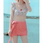  купальный костюм открытый плечо ga- Lee образец плавание одежда женский 