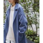 [PUBLUX] Пальто Честерфилд свободный grayish голубой женский 