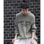 「soulberry」 長袖ニット 3L グレイッシュベージュ レディース