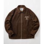 「POWER TO THE PEOPLE」 コーデュロイジャケット L ダークブラウン メンズ